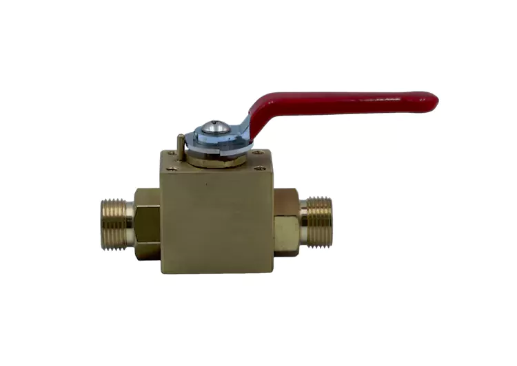 High Pressure Brass Ball Valve Compatible with Red Copper Tubing