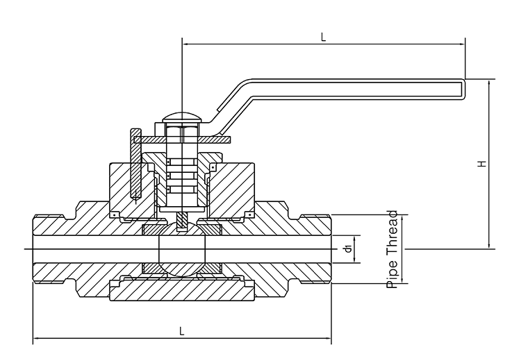 High Pressure Brass Ball Valve Compatible with Red Copper Tubing