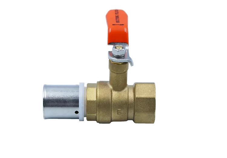 Brass Press Female Thread Ball Valve for Fire Fighting Pipes