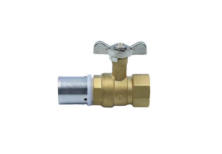 Fire Press Brass Valve Butterfly Handle
